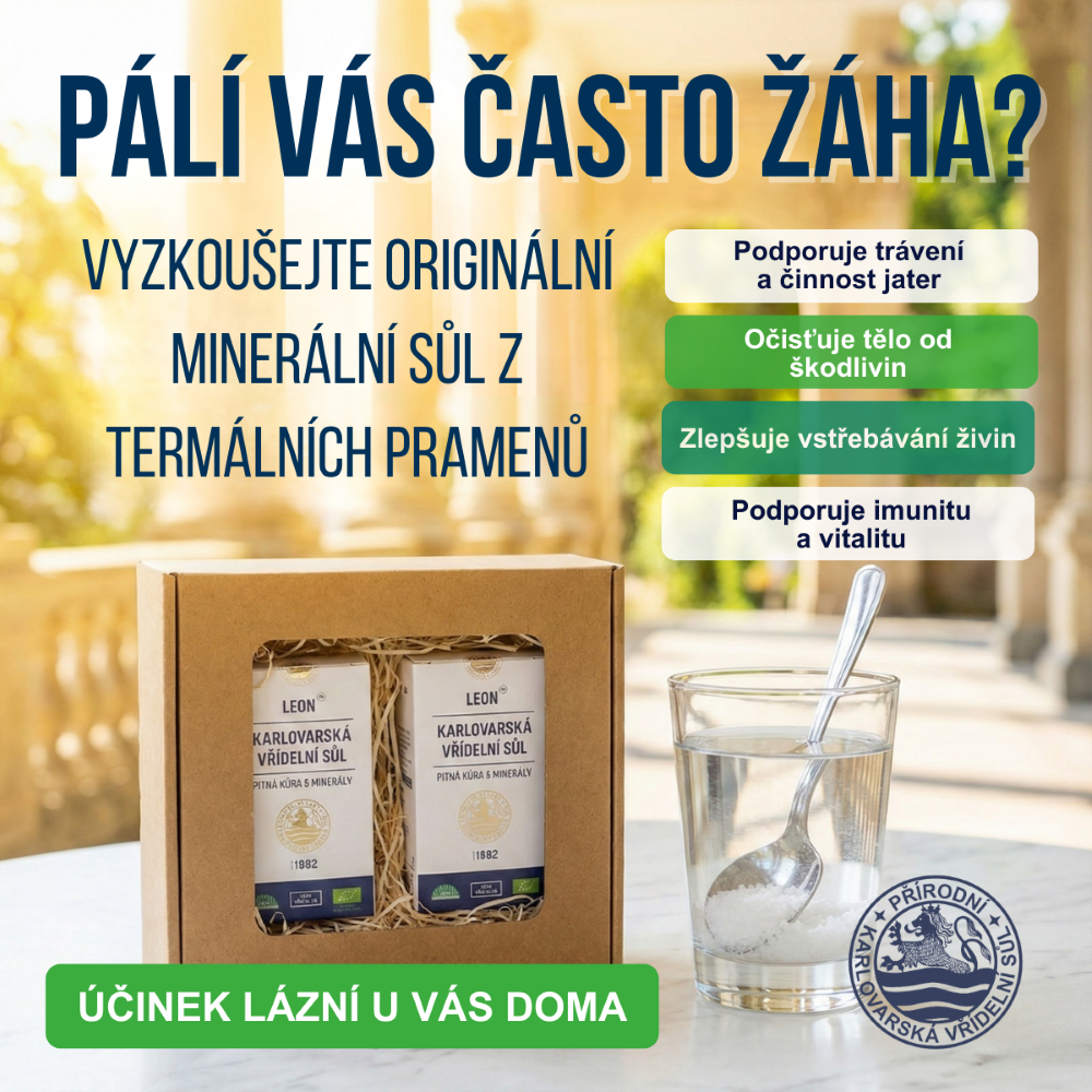 Pálení žáhy a trávení: Jak pomáhá Karlovarská pitná minerální sůl