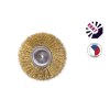 Kotoučový kartáč ø 100 mm - mosaz