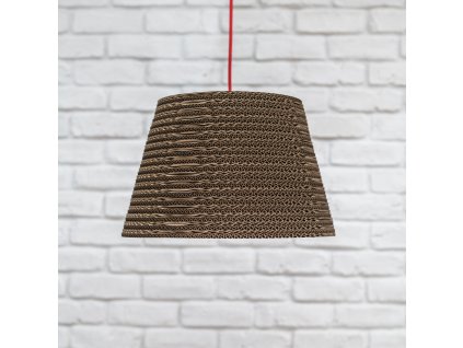 Molehill Razorline kartonové designové interiérové závěsné recyklované ekologické světlo1