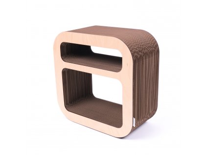 Kartoons cardboard night table Roundshelf nature 1500x1500px