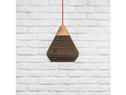 Cardcone lantern M lucerna kužel kartonové designové interiérové závěsné recyklované ekologické světlo1