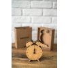 Retroclock mňau budík hodiny kartonové designové minimalistické papírové dřevěné z kartonu Kartoons 6