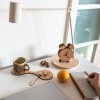 Retroclock 12 čárek budík hodiny kartonové designové minimalistické papírové dřevěné z kartonu Kartoons 7