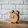 Retroclock 12 čárek budík hodiny kartonové designové minimalistické papírové dřevěné z kartonu Kartoons 1