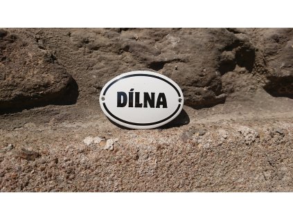 DÍLNA - oválek 70x50mm