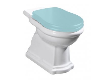 KERASAN - RETRO WC kombi mísa 38,5x72cm, zadní odpad, bílá 101301