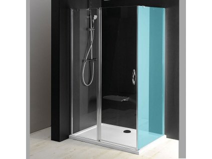 GELCO - ONE sprchové dveře s pevnou částí 900 čiré sklo GO4890