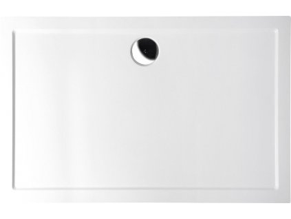 POLYSAN - KARIA sprchová vanička z litého mramoru, obdélník 100x70cm, bílá 71565