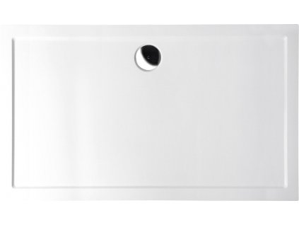 POLYSAN - KARIA sprchová vanička z litého mramoru, obdélník 120x80cm, bílá 48511