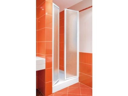 Aquatek - LUX B2 80 - Sprchové dveře dvoukřídlé 76 - 81 výplň plast - voda LUXB280-20