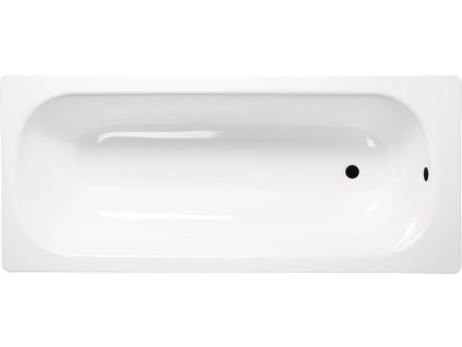 AQUALINE - Obdélníková smaltovaná vana 120x70x39cm, bílá V120X70