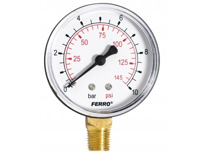 Novaservis - manometr 63mm 1/4" Radiál 0-10 bar (M6310R)