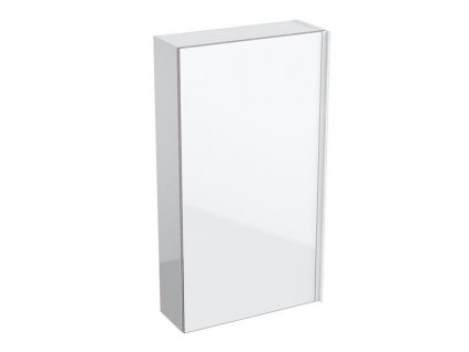 Geberit Acanto závěsná skříňka s dvířky 45x17,4x82 cm, lakovaný s vysokým leskem/bílý, dvířka sklo lesklé/bílé (500.639.01.2)