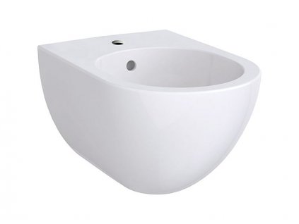 Geberit Acanto závěsný bidet, uzavřený tvar, 51 cm, s přepadem, KeraTect, bílá (500.601.01.8)