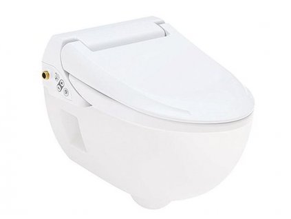 Geberit AquaClean 4000 závěsné WC vč. sedátka 50,5 cm, hluboké splachování, Rimfree, alpská bílá (146.135.11.1)