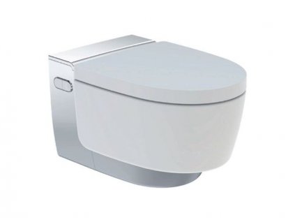 Geberit AquaClean kompletní závěsné WC Mera Classic 59 cm, pochromovaná lesklá