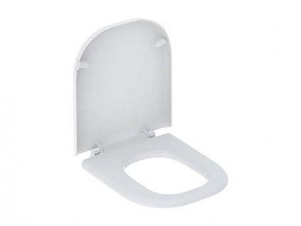 Geberit Selnova Comfort Square bezbariérové WC sedátko, duroplast, upevnění zdola, bílá (500.793.01.1)