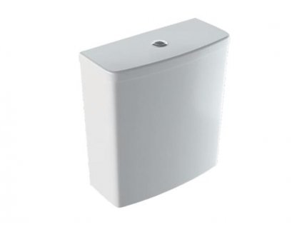 Geberit Selnova Square splachovací nádržka 36,8x38,6x16 cm, boční přívod vody, pro Rimfree, bílá (501.578.01.1)