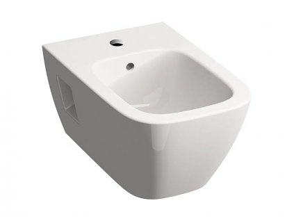 Geberit Selnova Square závěsný bidet 35x54x26 cm, s otvorem pro baterii, s přepadem, bílá (501.547.01.1)