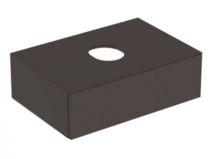 Geberit VariForm skříňka pod umyvadlo na desku 75x51 cm, s 1 zásuvkou, láva matná (501.160.00.1)