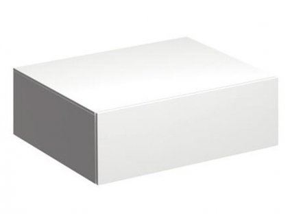Geberit Xeno2 boční skříňka se zásuvkou 58x46,2x20 cm, lakovaná s vysokým leskem, bílá (500.507.01.1)