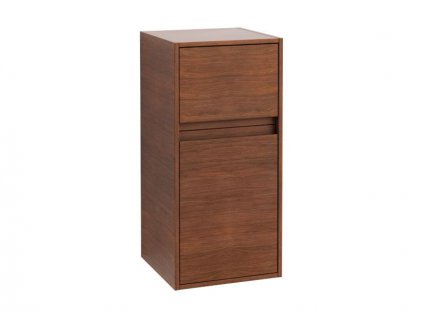 Villeroy & Boch Antheus boční skříňka 1 dvířka, panty vlevo, závěsný model, AmericanWalnut (B06700PV)