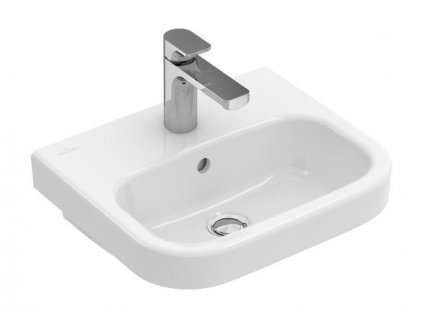 Villeroy & Boch Architectura umývátko 45x38 cm, otvor pro baterii, s přepadem, bílá Alpin (43734501)