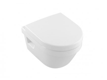 Villeroy & Boch Architectura závěsné WC Compact, DirectFlush, CeramicPlus, bílá Alpin (4687R0R1)