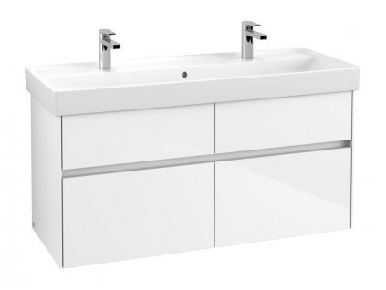 Villeroy & Boch Collaro skříňka pod umyvadlo, 115,4x44,4x54,6 cm, 4x zásuvka, Glossy White (C01200DH)