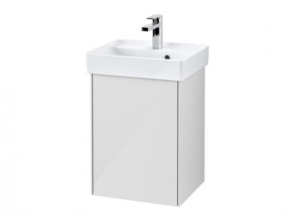 Villeroy & Boch Collaro skříňka pod umyvadlo, 41x34,4x54,6 cm, 1x dvířka pravé, Glossy White (C00501DH)