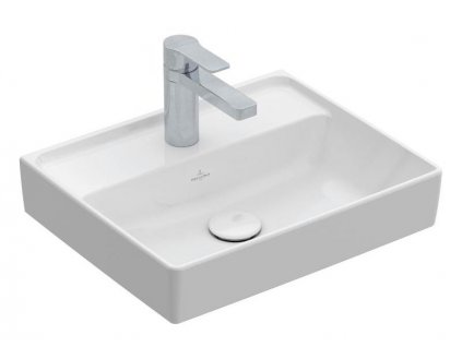 Villeroy & Boch Collaro umývátko 45x37 cm, otvor pro bateriii, bez přepadu, bílá Alpin (43344601)