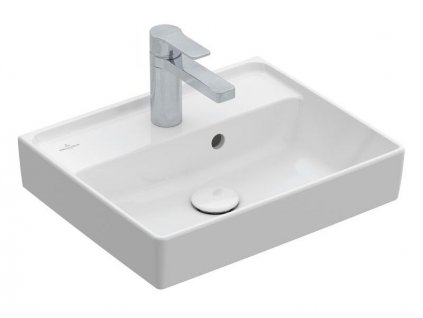 Villeroy & Boch Collaro umývátko 45x37 cm, otvor pro bateriii, s přepadem, bílá Alpin (43344501)