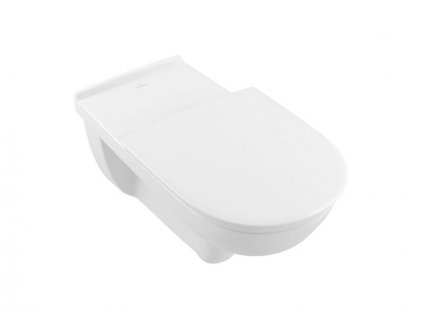 Villeroy & Boch O.novo Vita závěsné WC bezbariérové, DirectFlush, AntiBac, CeramicPlus, bílá Alpin (4601R0T2)