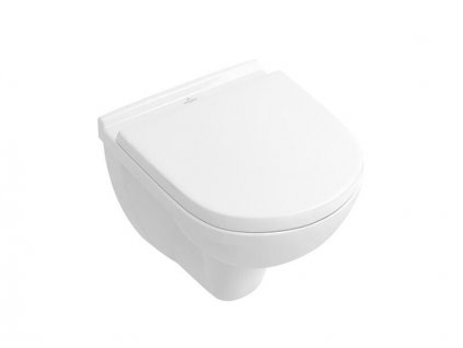 Villeroy & Boch O.novo závěsné WC Compact se sedátkem SoftClosing, CeramicPlus, bílá Alpin (5688H1R1)