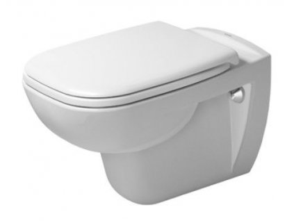 Duravit D-Code závěsné WC se sedátkem 006731 závěsy ušlechtilá ocel, bez sklápěcí automatiky, bílá (45351900A1)