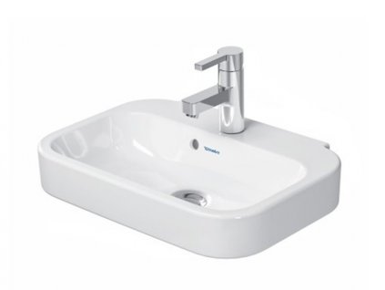 Duravit Happy D.2 umývátko 50x36cm s přepadem a otvorem pro baterii (0709500000)