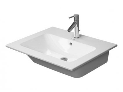 Duravit ME by Starck nábytkové umyvadlo 63x49cm s přepadem a otvorem pro baterii, WonderGliss (23366300001)