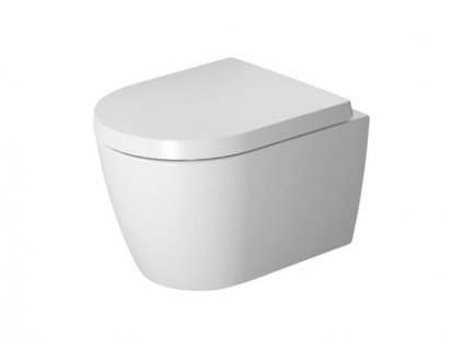 Duravit Me by Starck závěsné WC Compact 37x48 cm, Rimless, HygieneGlaze, bílá (2530092000)