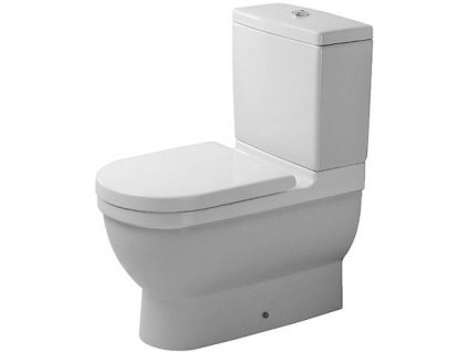 Duravit Starck 3 kombi WC 655x370mm, hluboké splachování bez nádrže, vario odpad (01280900001)