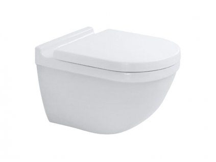 Duravit Starck 3 závěsné WC 36x54 cm, Rimless, bílá (2527090000)