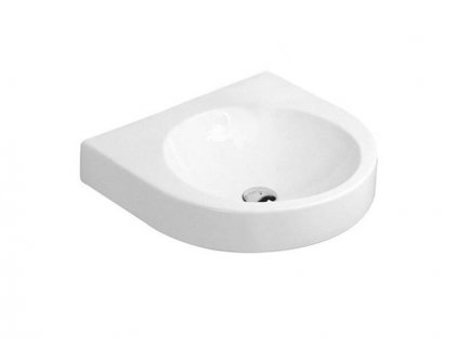 Duravit ARCHITEC umyvadlo 575 x 520 mm bez otvoru pro baterii, bílá bez přepadu (0449580000)