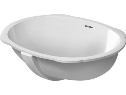 Duravit Santosa vestavné umyvadlo 51x43cm, s přepadem, bez otvoru pro baterii (0466510000)