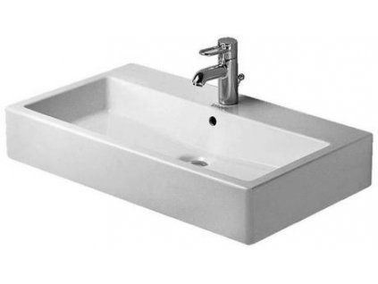 Duravit VERO umyvadlo 800 x 470 mm s otvorem pro baterii, bílá, WonderGliss (04548000001)