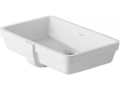 Duravit Vero vestavné umyvadlo 48x35cm, s přepadem, bez otvoru pro baterii (0330480000)