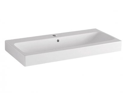 Geberit iCon umyvadlo 90x48,5 cm, s otvorem pro baterii, s přepadem, bílá (124090000)