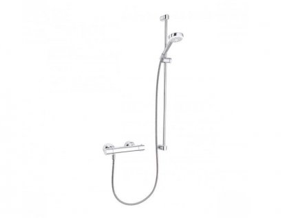 Kludi Logo sprchový set Shower Duo s termostatickou baterií Basic, tyč 900 mm, chrom (6857805-00)