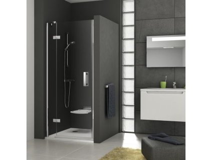 Ravak SmartLine sprchové dveře SMSD2, 98,9-100,6x190 cm, (B), levá, chrom, dekor transparent (0SLABA00Z1)