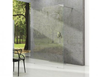 Ravak Walk-In sprchový kout model Free, 120x200 cm, lesklý hliník, dekor transparent (GW9FG0C00Z1)