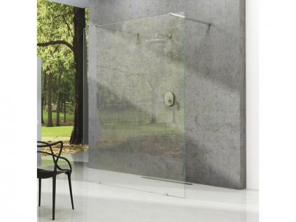 Ravak Walk-In sprchový kout model Free, 130x200 cm, lesklý hliník, dekor transparent (GW9FJ0C00Z1)