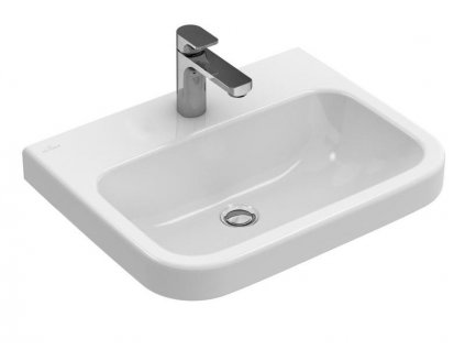 Villeroy & Boch Architectura umyvadlo 60x47 cm, otvor pro baterii, bez přepadu, CeramicPlus, bílá Alpin (418861R1)